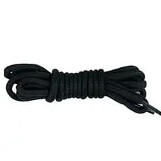 20 Par Cadarço Redondo Roliço Branco ou Preto de Qualidade para Tenis 120cm - Coturno, Bota, Short, Moletom