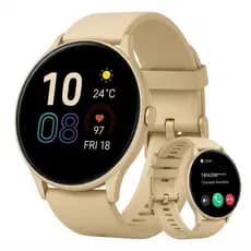 Relogio Smartwatch Inteligente Ultra Bluetooth GPS Android iOS Esportivo Bege Prova D'Água AQUATTRO