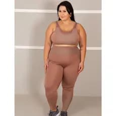 Conjunto Fitness Legging + Top S/bojo Plus Size 11194/11205
