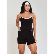 Macaquinho Fitness Com Bolso 11293  Zero Transparência