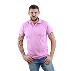 Camisa Polo Masculina Básica Uniforme Elastano Anti-pilling Atacado