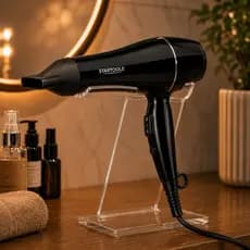 Secador de Cabelo Profissional 1800W Ar Quente/Frio Escova Seca Modela Rápido Silencioso Potente