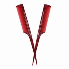 kit com 2 pentes de carbono da cor vermelha Profissional para Química e Mechas