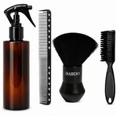 Kit Borrifador Ambar Com Pente, Espanador E Escovinha