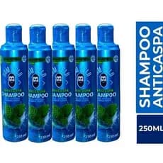 Kit 5 Shampoo Anti Caspa Dom Pelo 250ml
