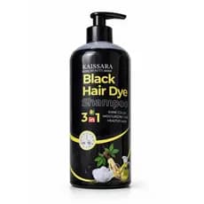 Shampoo Black Hair Dye 500ml Escurecedor Anti-Queda e Hidratante
