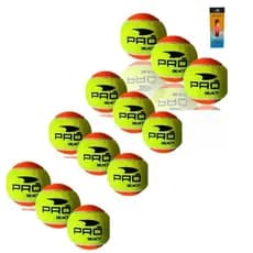 Kit 12 Bolas Beach Tennis Pro Areia Praia Quadra Treino