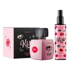 Kiss Ciclo Cosméticos Kit: Colonia Caixa + Body Splash