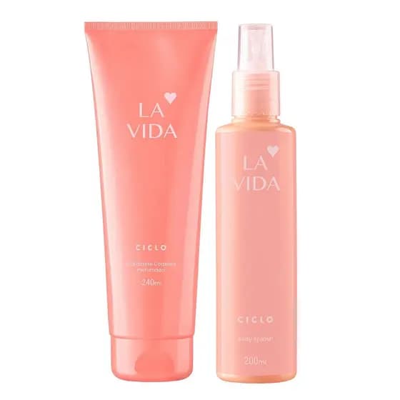 La Vida Ciclo Cosméticos Kit: Hidratante + Body Splash