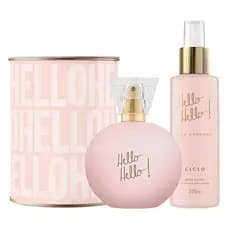 Hello Hello Ciclo Cosméticos Kit: Hello Hello Deo Colônia Lata + Hello Hello Body Splash