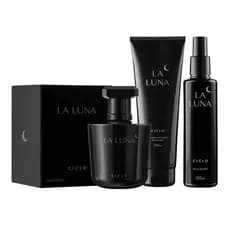 La Luna Ciclo Cosméticos Kit: Colônia Caixa + Hidratante + Body Splash