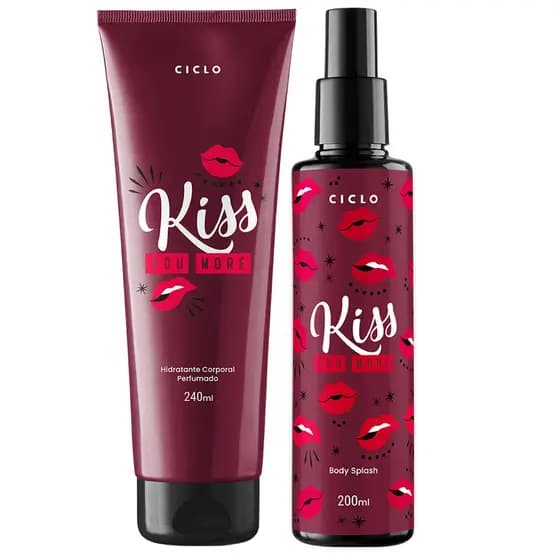 Kiss You More Ciclo Cosméticos Kit: Hidratante + Body Splash