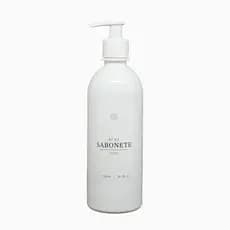 Dispenser Frasco Branco Plástico 500ml Diversos Rótulos Para Decoração e Organização Banheiro Luxo