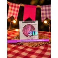 KIT BARRACA DO BEIJO (SOMBRA 3D ROSA AVERMELHADO+ LAPIS PINK DREAM)JASMYNE E LUISANCE