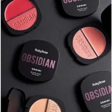 BLUSH DUO OBSIDIAN RUBY ROSE