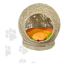 Toca Nicho Gato Pet De Sisal Tamanho G Arranhador Caminha