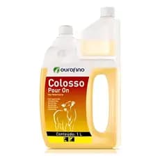 Colosso Pour On 1L Ourofino Mata Carrapatos Moscas e Piolhos Bovinos