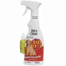 Xixi Stop + Xixi Aqui Pet Clean 500 ml Cães e Gatos Kit Adestrador