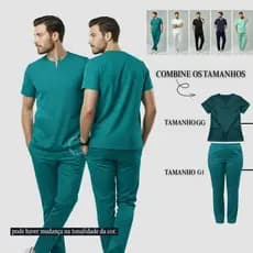 Uniforme Masculino Pijama Scrub Blusa E Calça Avulsa -israel