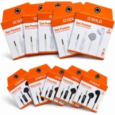 kit 10 fones de ouvido com fio original da A'Gold ENVIO IMEDIATAMENTE