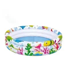 PISCINA INFLAVEL 3 ANEIS FUNDO DO MAR 180 LTS