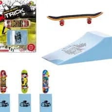 Kit Skate De Dedo c/lixa + rampa Brinquedo Skate Extremo E Radical OFERTA