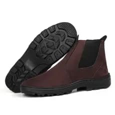 Botina Country Bota para trabalhar Butina Sola de Borracha