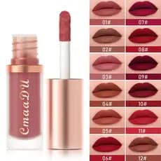 CmaaDu Lip Sense Color Maquiagem Batons À Prova D'água Matte Velvet Gloss