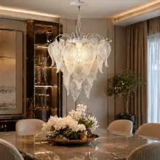 Lustre Folhinha Acrílico - Elegância e Sofisticação com Pintura Resistente