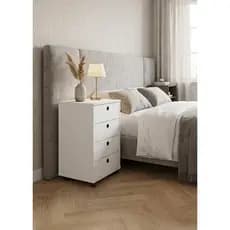 Gaveteiro Organizador 4 Gavetas Multiuso Quarto e Escritório Luxo Classic