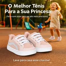 Tênis V/S  Baby Feminino Rosa Brilho do 20 ao 27 Envio Rápido Oferta Exclusiva!