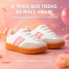 Tênis Casual Para Meninas Estiloso –  Leve e Seguro, Cores Suaves – Entrega Rápida