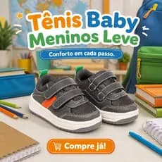 TÊNIS BEBÊ MENINO INFANTIL BABY KRISLE MASCULINO TIRAS DE VELCRO CONFORTO QUALIDADE PREÇO BAIXO