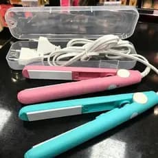 Mini Chapinha Prancha De Cabelo Pequena Portátil