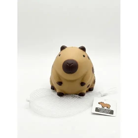 Brinquedo Antiestresse Capivara Squishy com Material Macio e Elástico