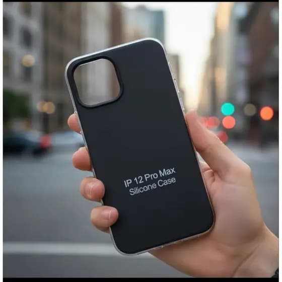 Capa de Silicone para iPhone 12pro max com Proteção Total contra Impactos