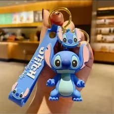 Chaveiro Stitch Disney Lilo & Stitch Emborrachado com Alça "Lovely Baby"