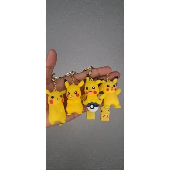 Chaveiro Pokémon Pikachu - Edição Clássica