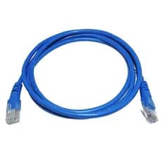 ​Cabo De Rede Internet RJ45 Patch Cord 3 Metros Azul Para PC E Roteador