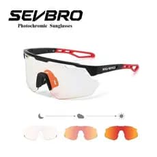 SEVBRO Óculos De Sol Fotocromáticos , Ciclismo Equitação UV400 De Estrada Para mountain bike