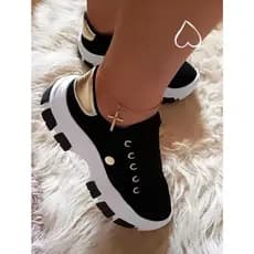 TENIS FEMININO  PLATAFORMA CONFORTÁVEL  ENVIO IMEDIATO