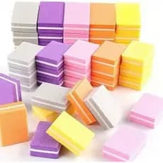 Kit 150/100/50/25 Mini Lixas Bloco Buffer Quadrada Polidora Manicure 100/180 nail designer perfeitas