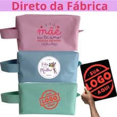 Necessaire Personalizada com Logo Atacado Direto da Fábrica Brinde Corporativo com Sua Logo Nome