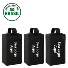 Kit Necessaire 5 Unidades  Personalizada para Brindes Empresas com Logotipo