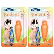 Kit C/2 Alcon Rodent Coelho E Hamster 30g Suplemento Mineral Desgasta os Dentes