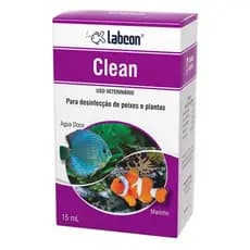 Alcon Labcon Clean 15ml Limpeza Aquários Peixes E Plantas