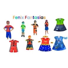Fantasia Infantil Sem Enchimento Mascara Escolha Personagem
