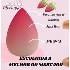1 Esponja para Maquiagem POROSA MACIA E AVELUSADA Profissional Para Base Corretivo e extra macia