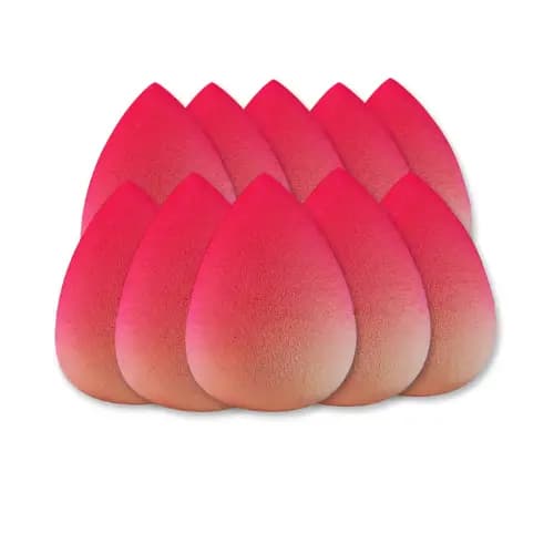 Esponjas Morango para Maquiagem  Profissional  Base Corretivo KIT 10 PÇS
