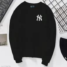Moletom Feminino Casaco New York Manga Longa Sem Capuz De Frio